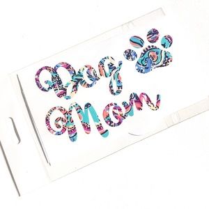 “dog mom” car decal 🐶